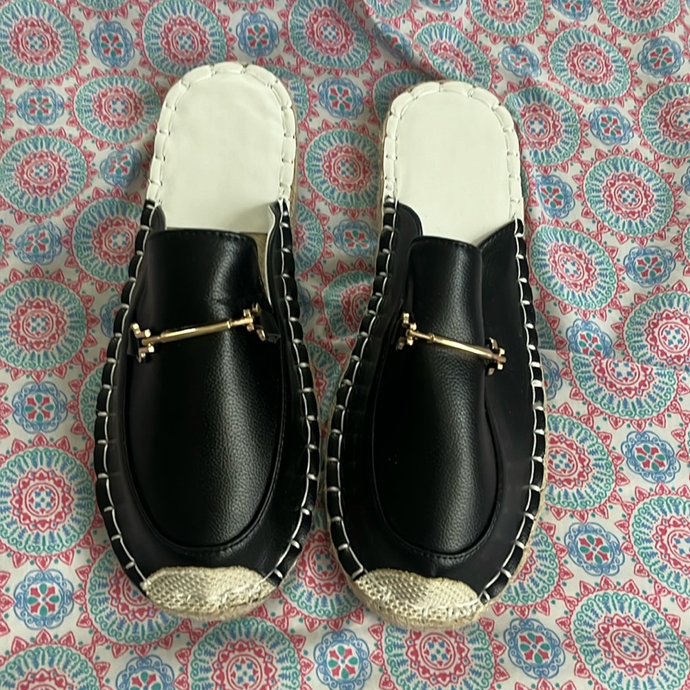 Black and white mules